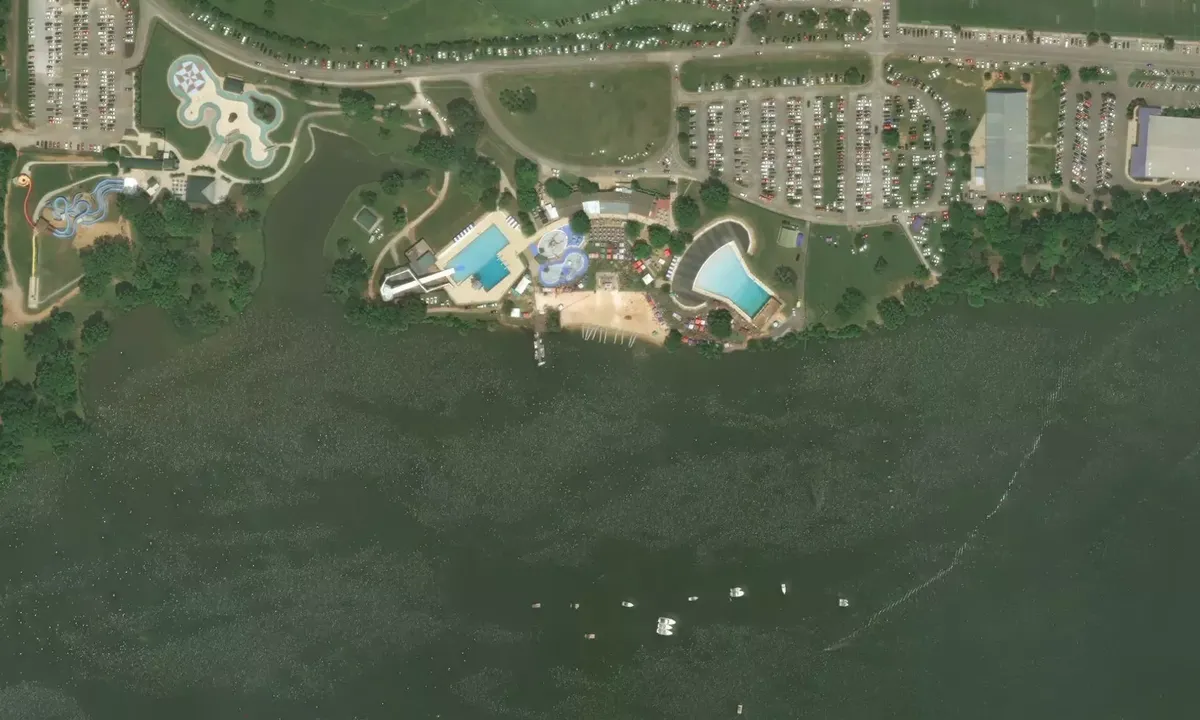 Satelite image of Point Mallard