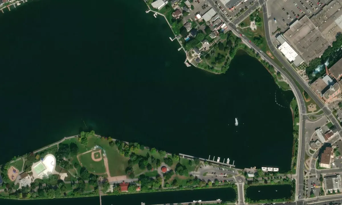 Flyfoto av Pointe aux Anglais
