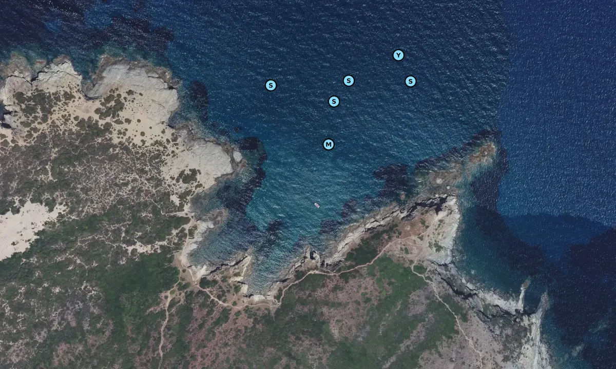 Satelite image of Pointe d'Agnello