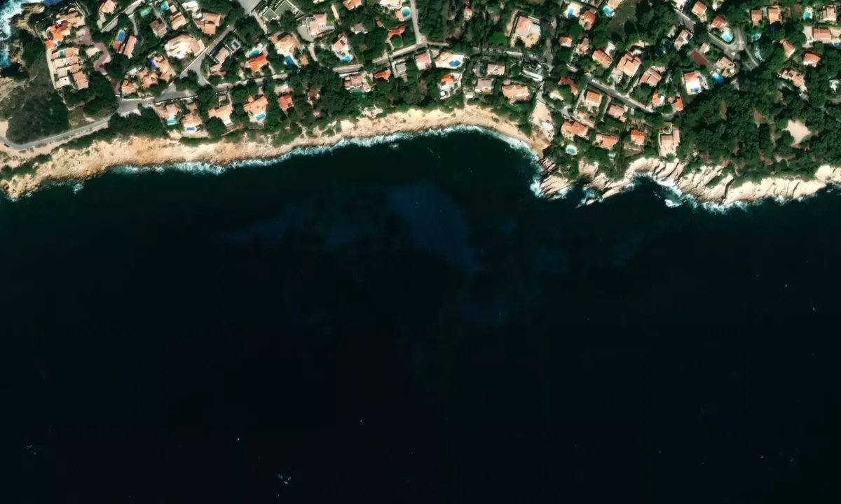 Flyfoto av Pointe de la Cride
