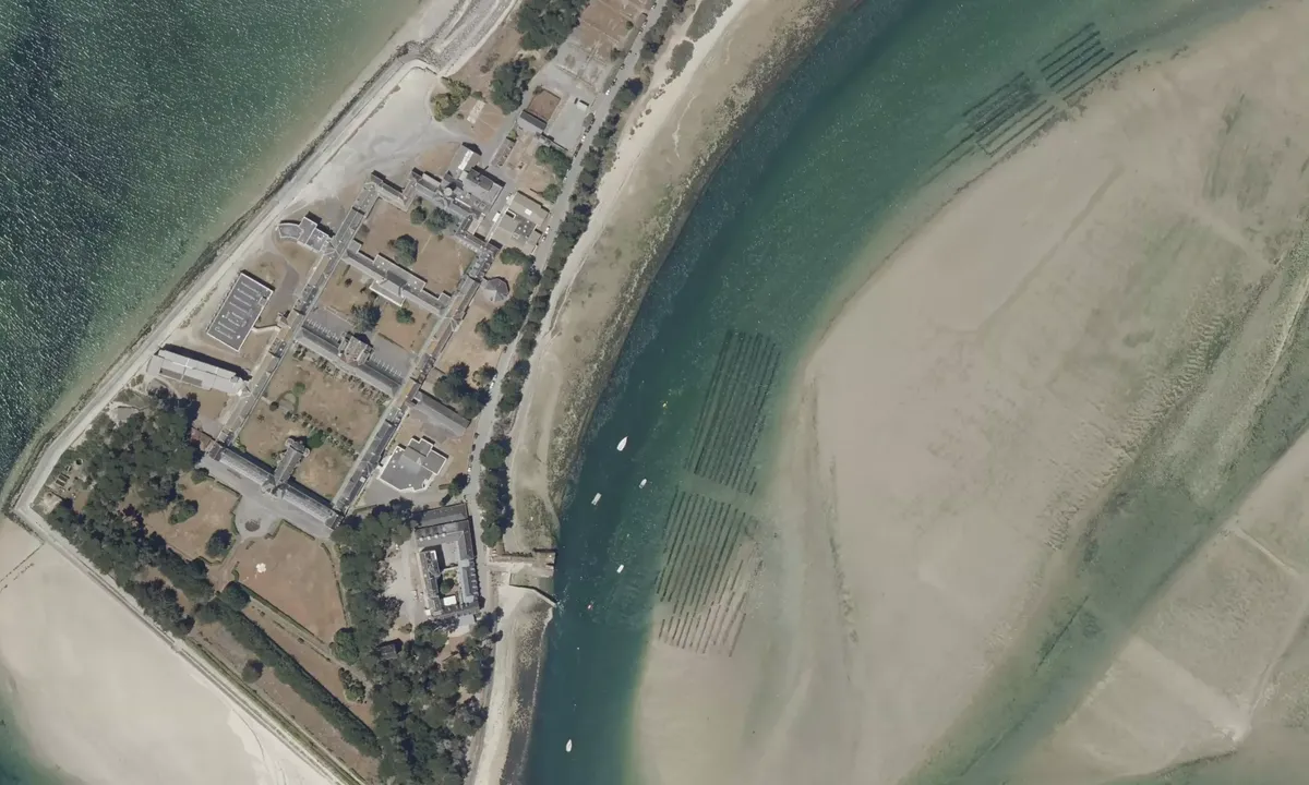 Flyfoto av Pointe de Pen-Bron