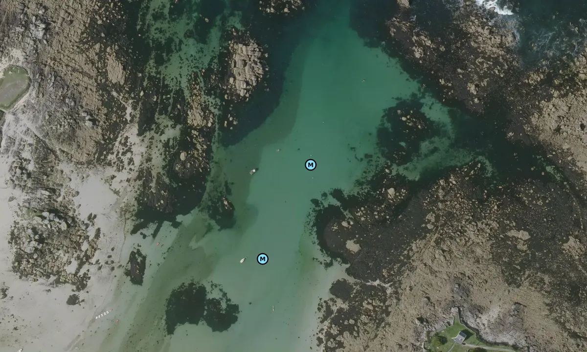 Flyfoto av Pointe de Pontusval