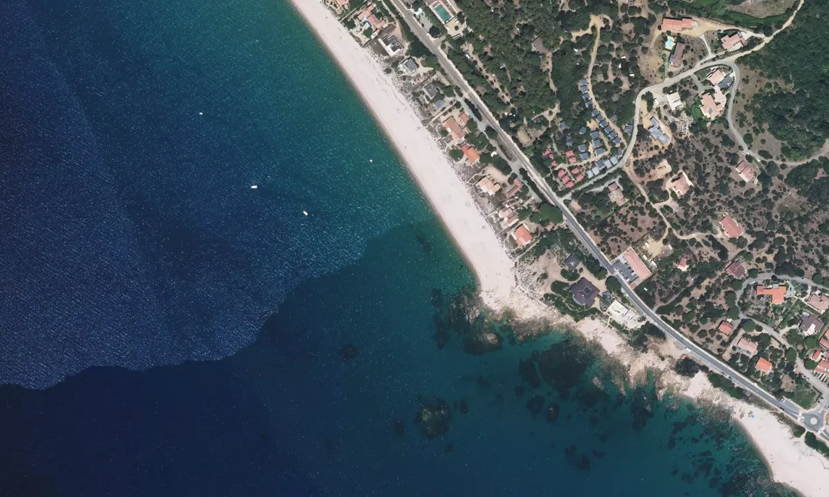 Flyfoto av Pointe de Taravo