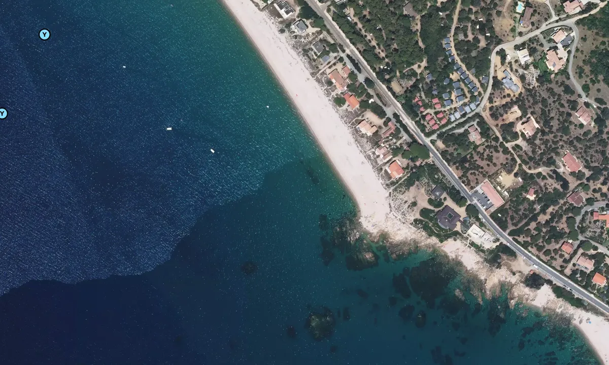 Satelite image of Pointe de Taravo