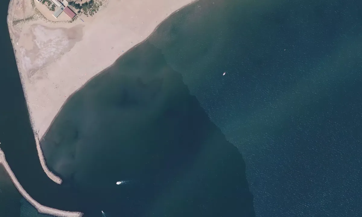 Flyfoto av Pointe de Valras