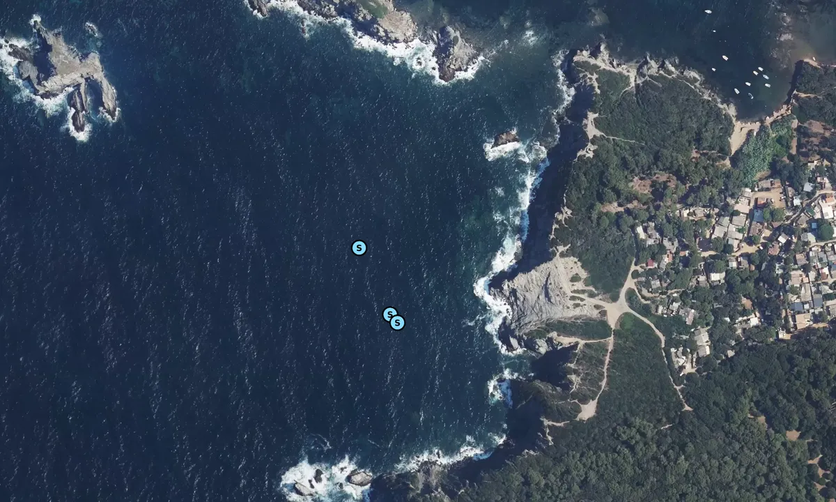 Satelite image of Pointe des Chevaliers