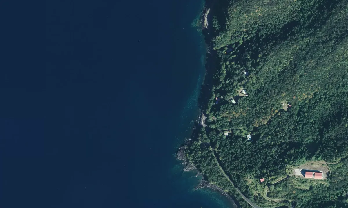 Flyfoto av Pointe des pères