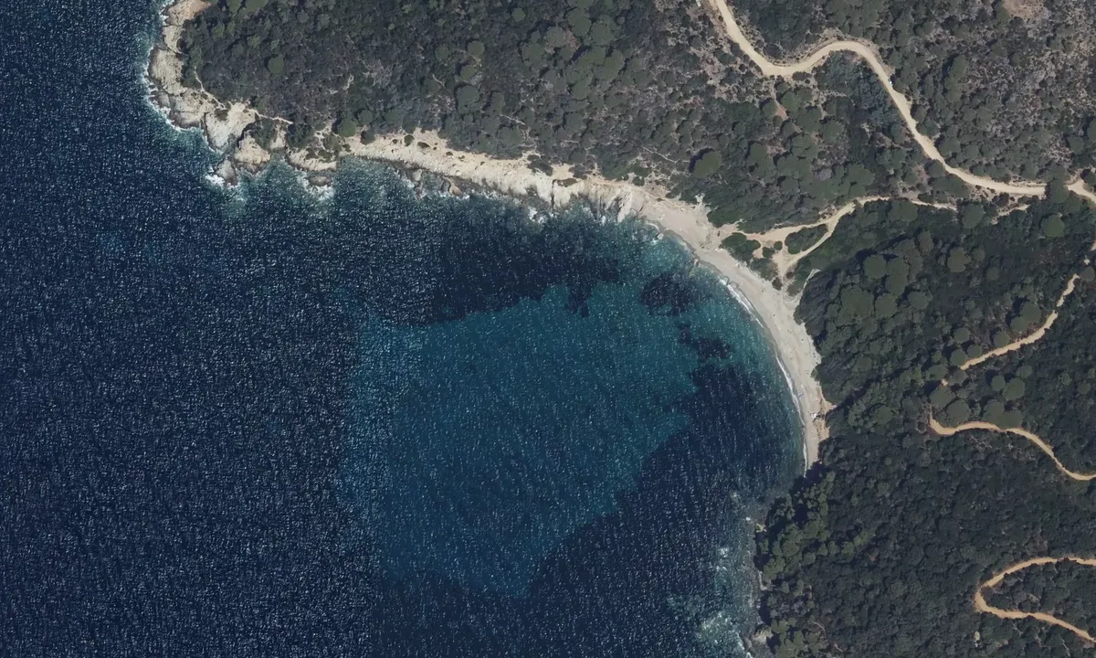 Satelite image of Pointe du Brouis