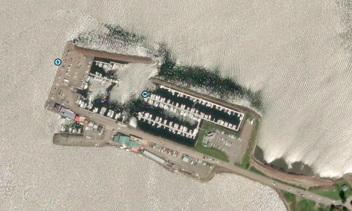Satelite image of Pointe du Chene Yacht Club