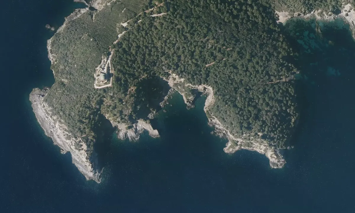 Flyfoto av Pointe Escampo Ouest