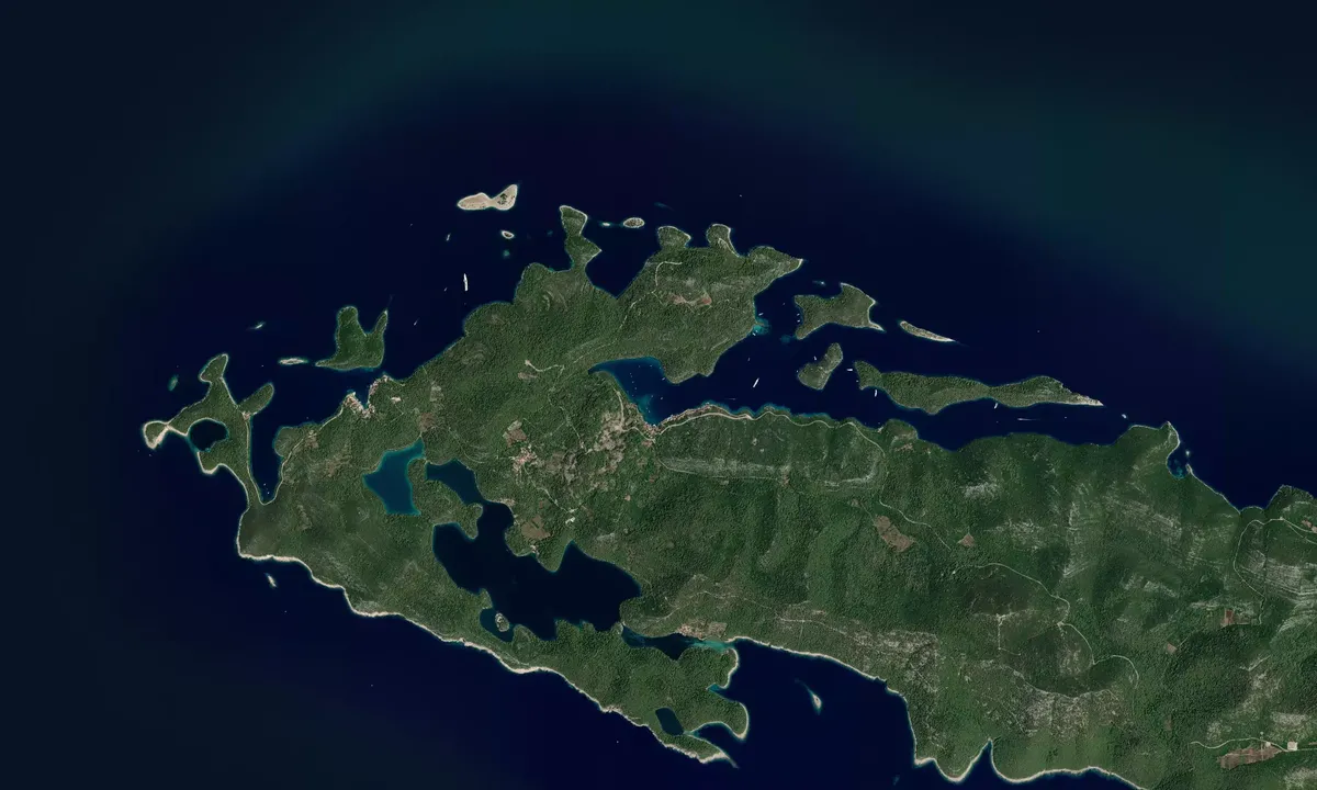 Flyfoto av Polace Bay