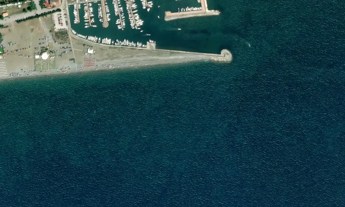 Satelite image of Policastro