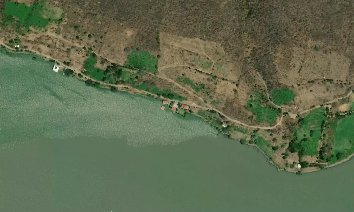 Satelite image of Poncitlán, Jalisco, Mexico