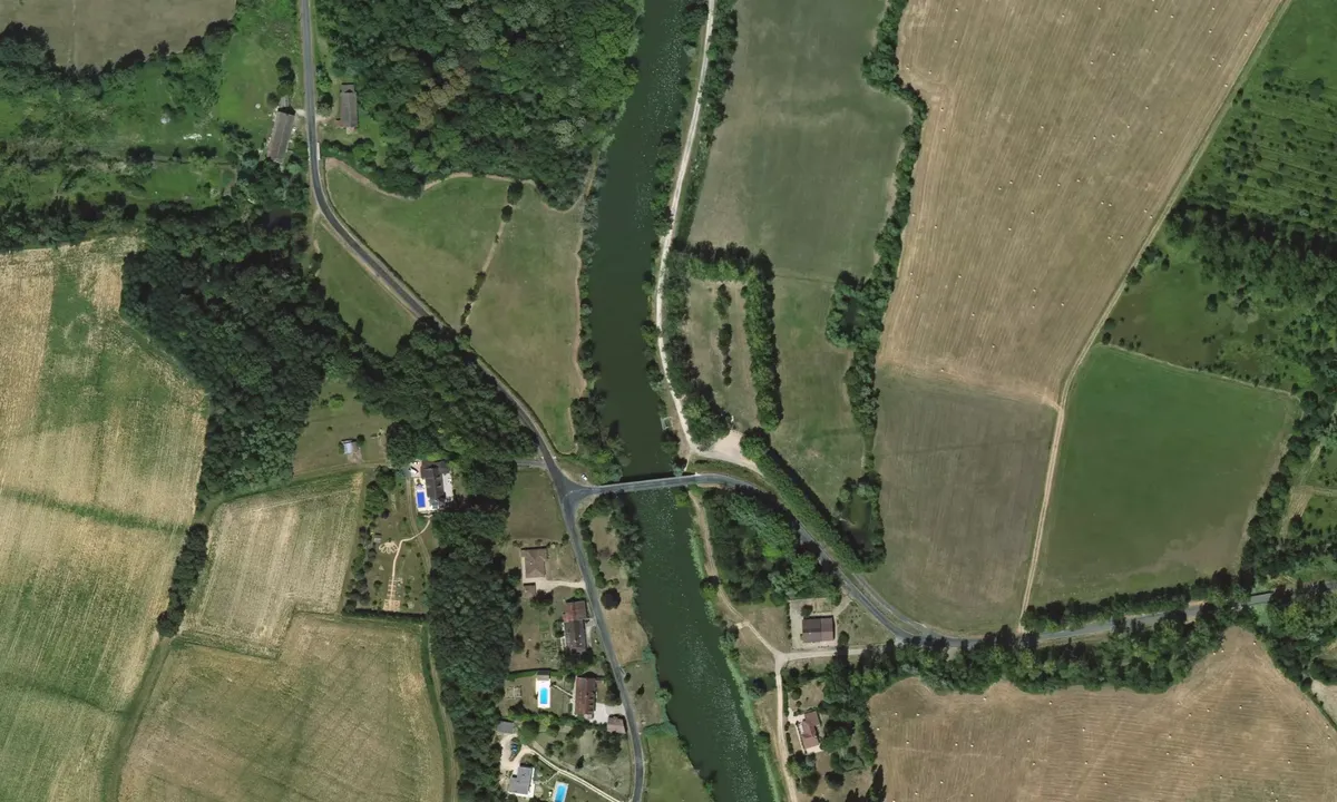 Flyfoto av Ponton chevreuse
