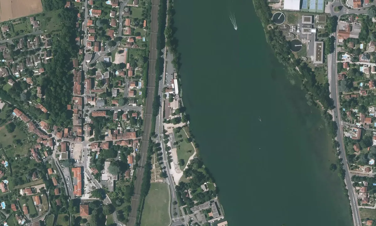 Flyfoto av Ponton halte fluival