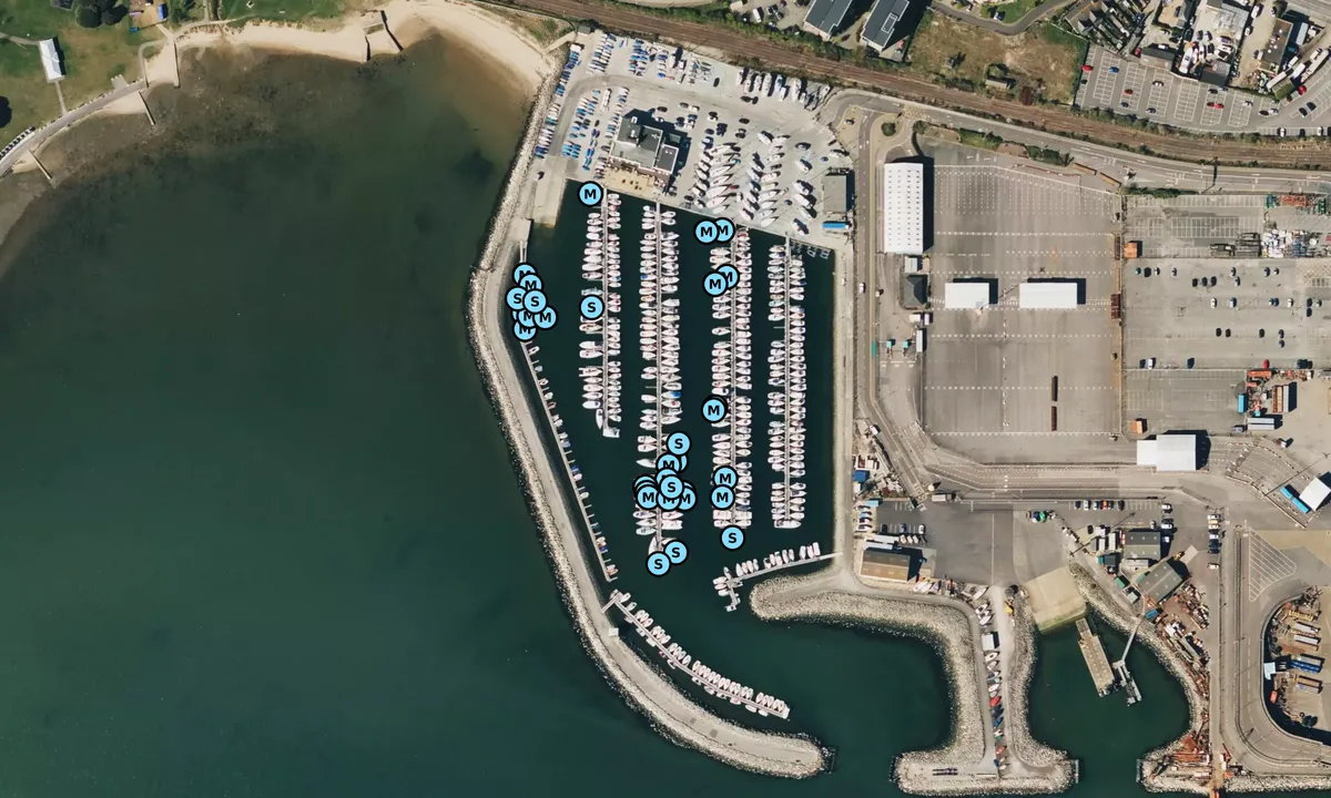 Satelite image of Poole Yacht Club - Dorset