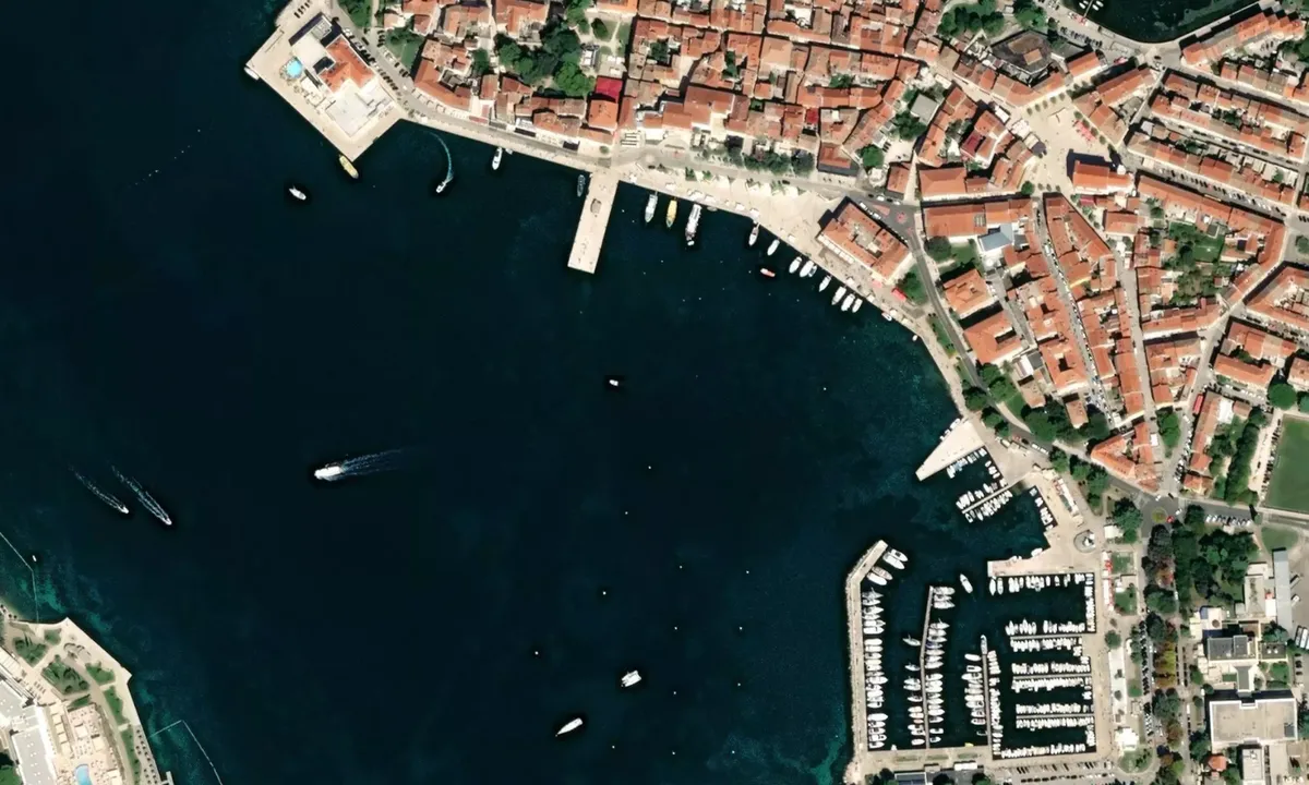 Flyfoto av Poreč