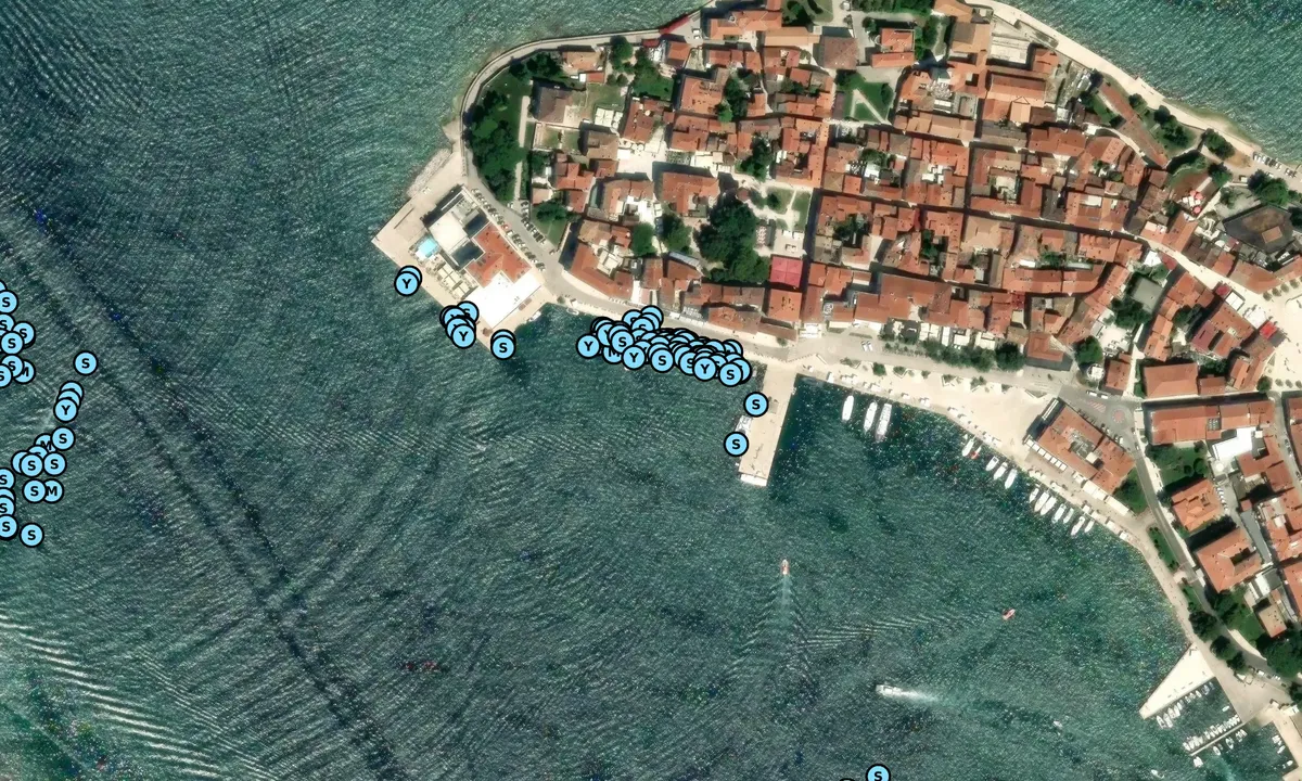 Satelite image of Porec