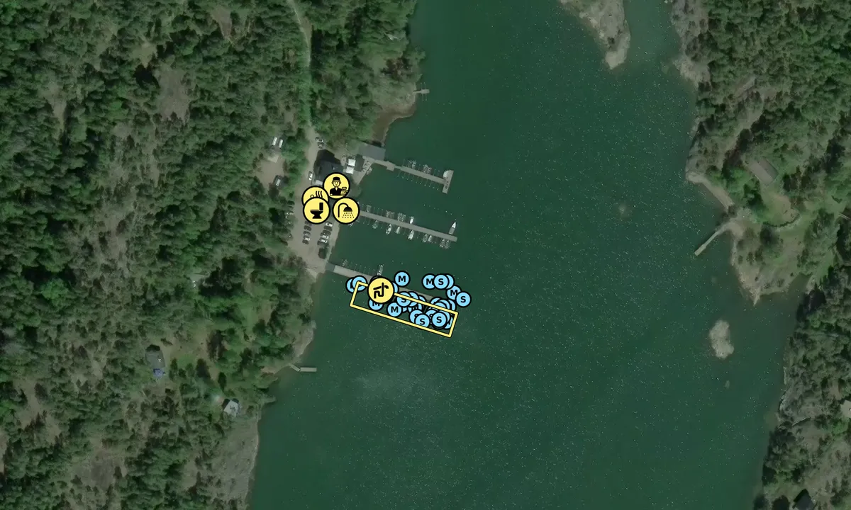 Satelite image of Porkkala Marina