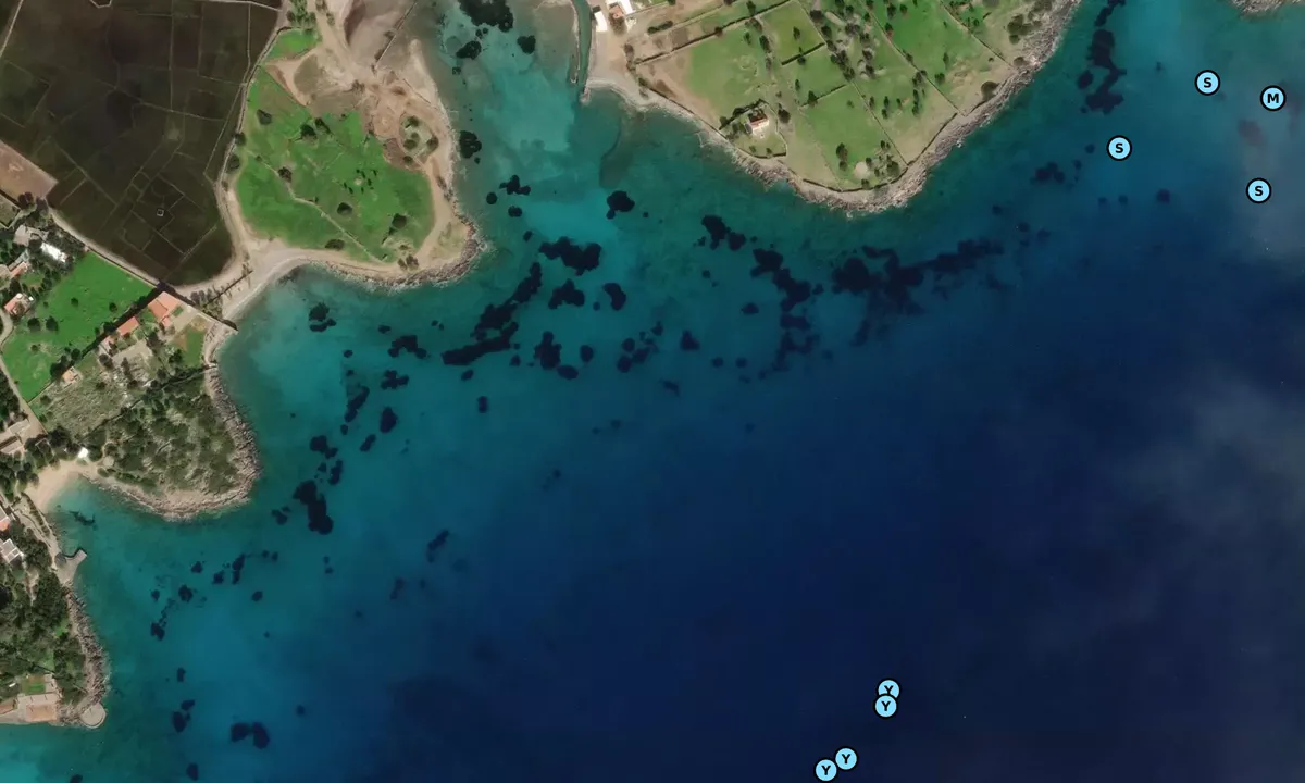 Satelite image of Poros Bay
