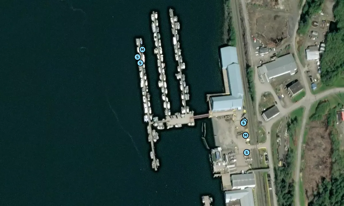 Satelite image of Porpoise Harbour