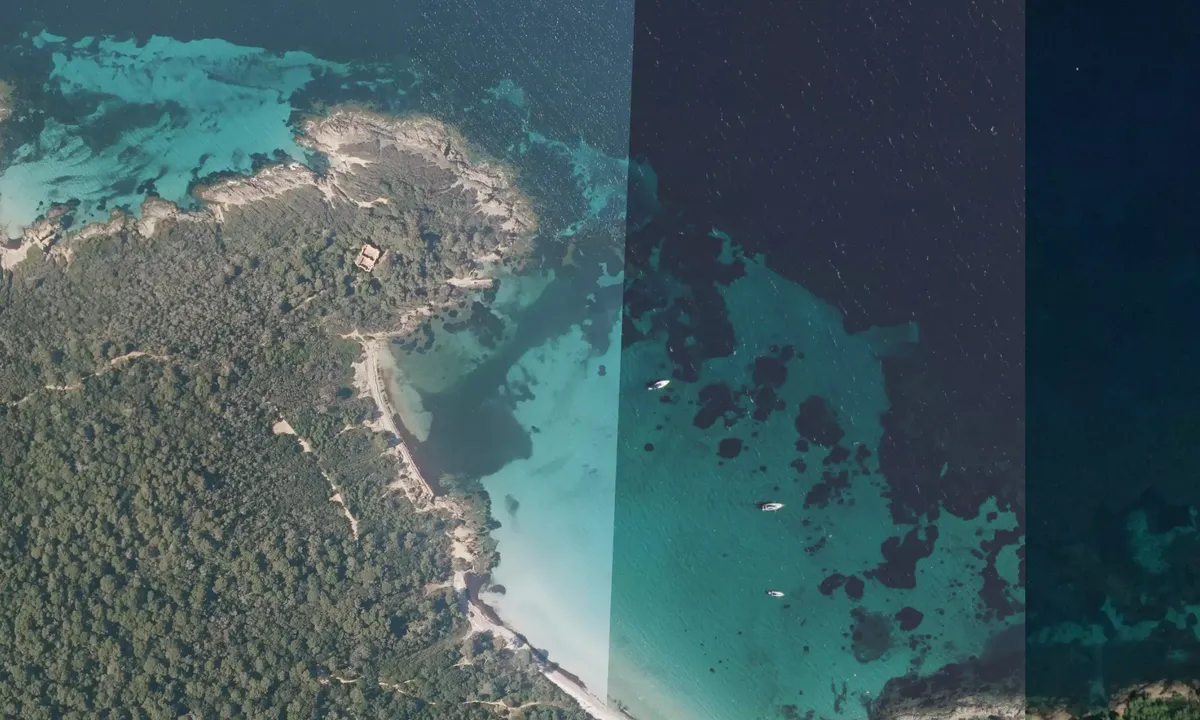 Flyfoto av Porquerolles - Anchorage