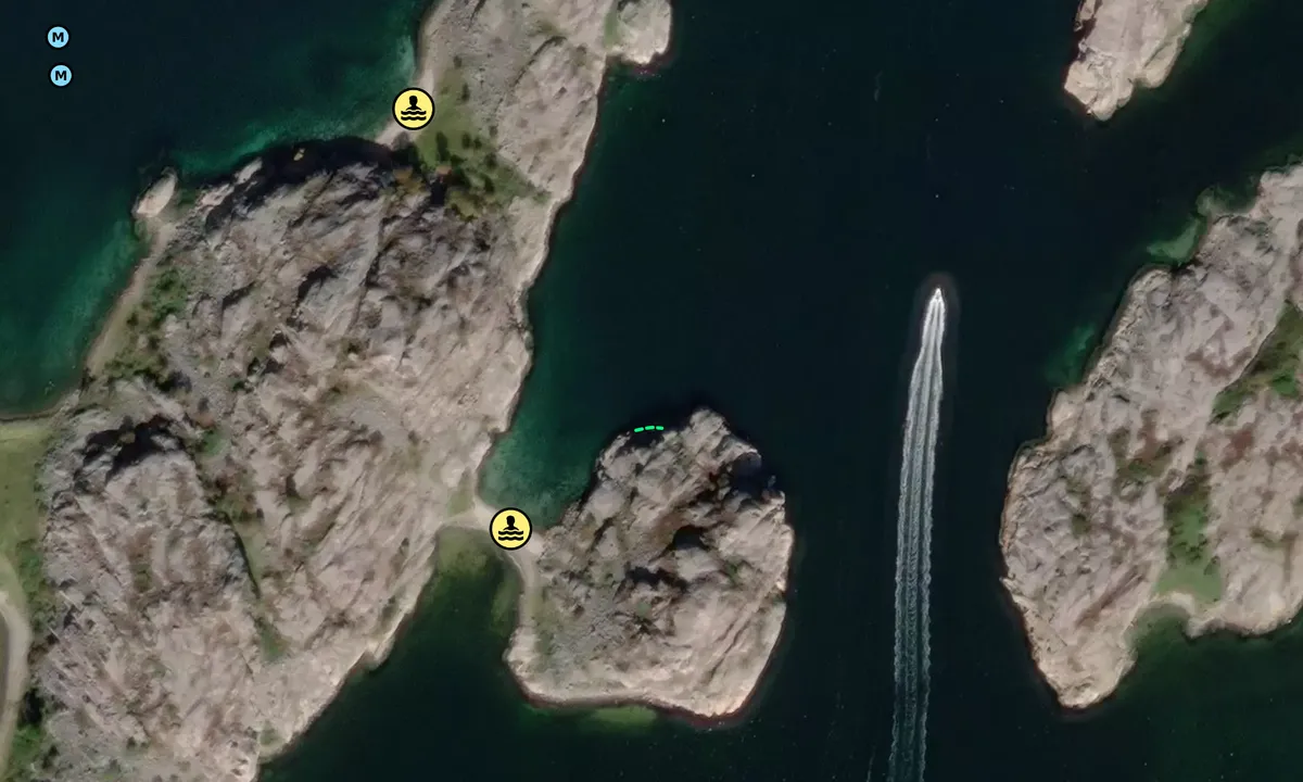 Satelite image of Porsholmen - Fjällbacka skärgård