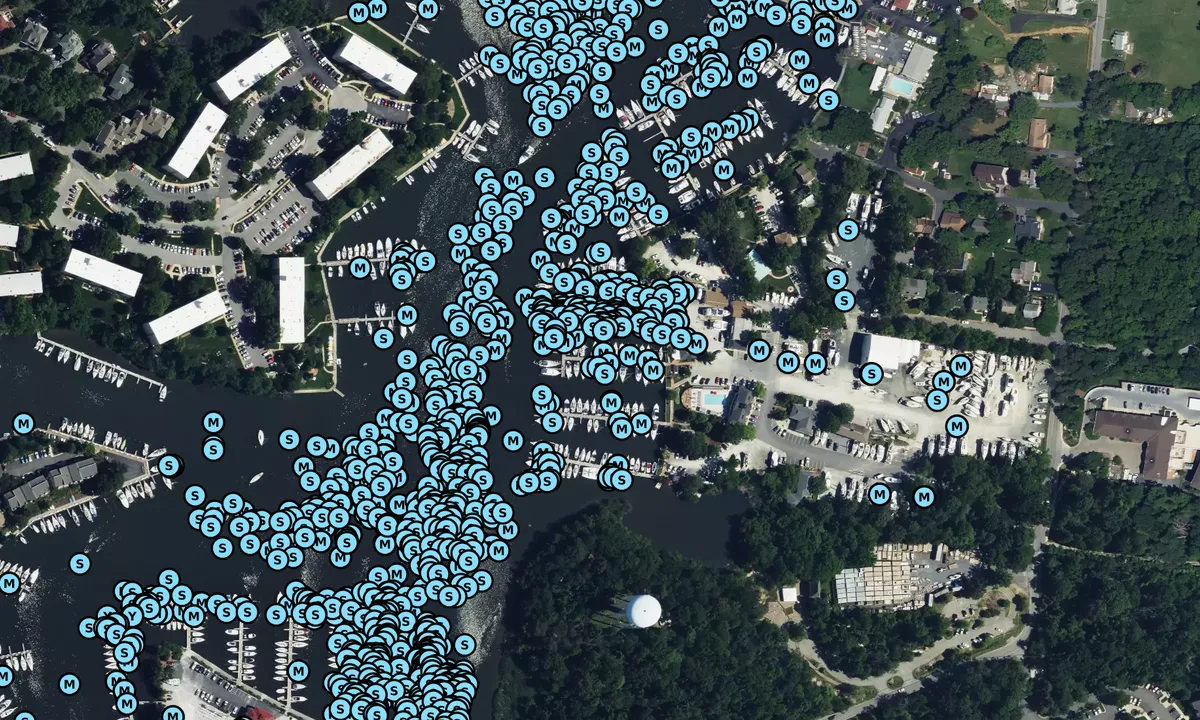 Satelite image of Port Annapolis Marina