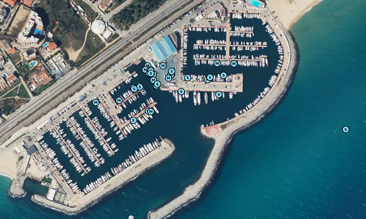Satelite image of Port Balis