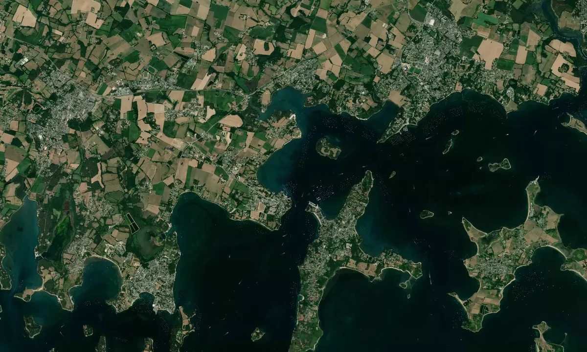 Flyfoto av Port Blanc - Morbihan