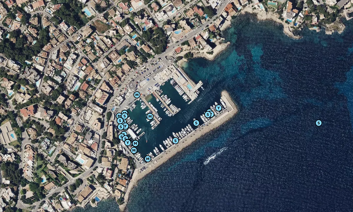 Satelite image of Port Calanova