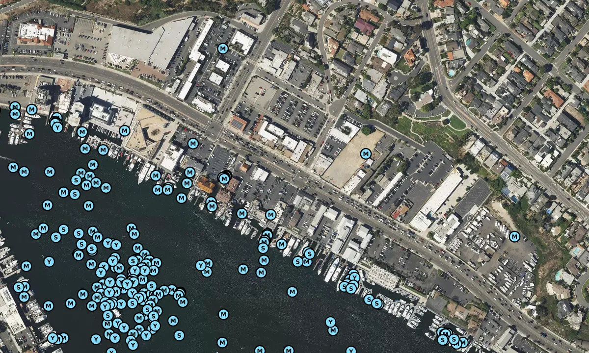 Satelite image of Port Calypso Marina