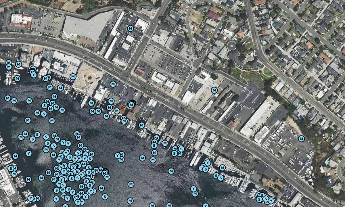 Satelite image of Port Calypso Marina