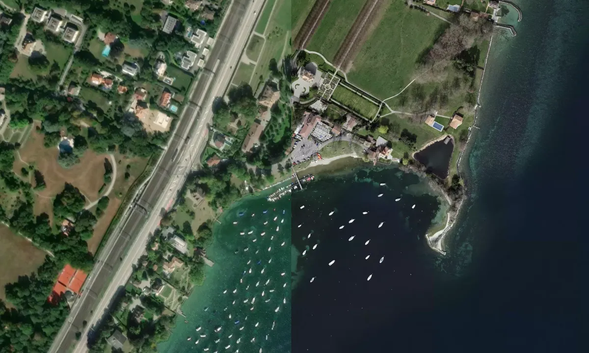 Flyfoto av Port Creux de Genthod