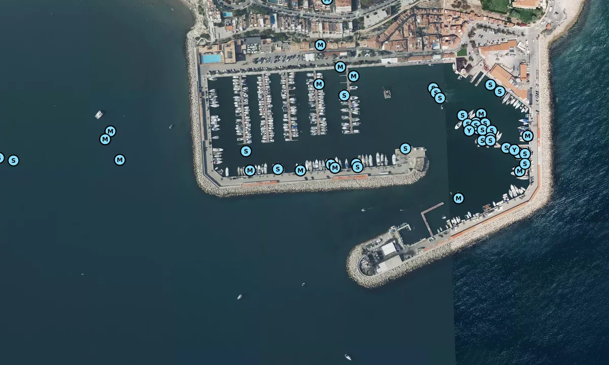 Satelite image of Port d'Aiguadolç