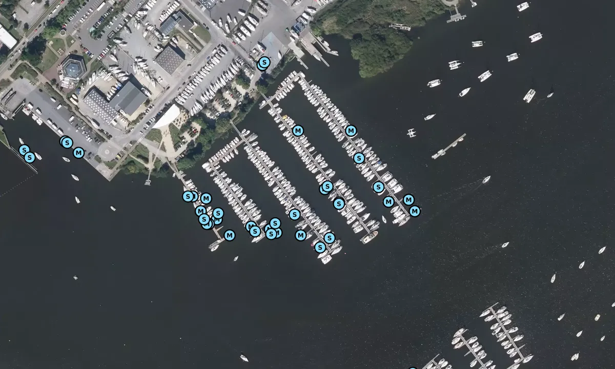 Satelite image of Port d'Arzal-Camoël