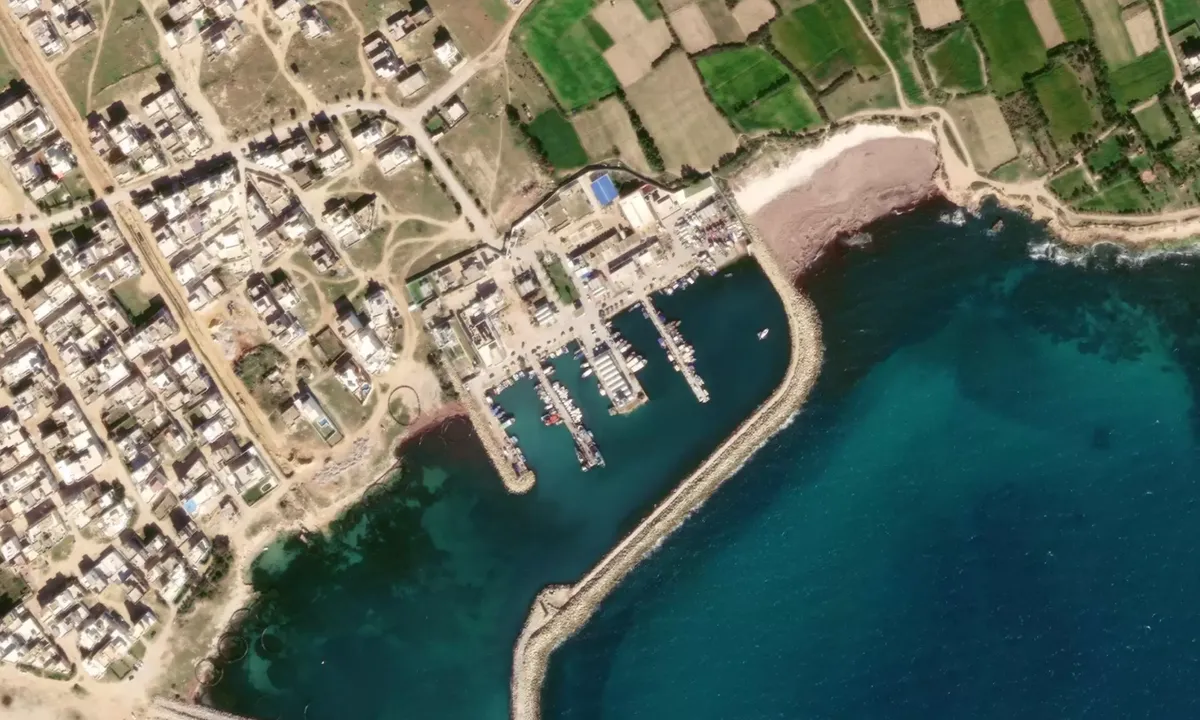 Flyfoto av Port de Beni Khiar