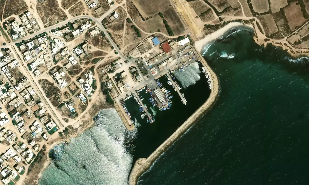 Satelite image of Port de Beni Khiar