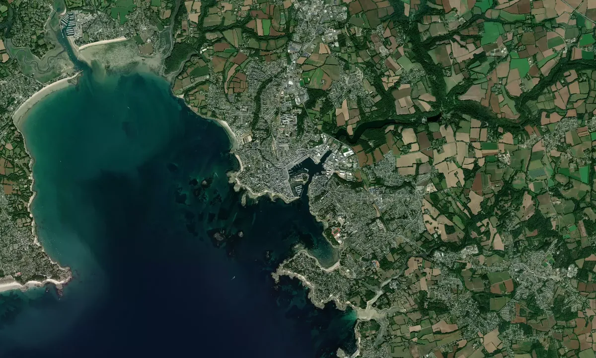 Flyfoto av Port de Concarneau