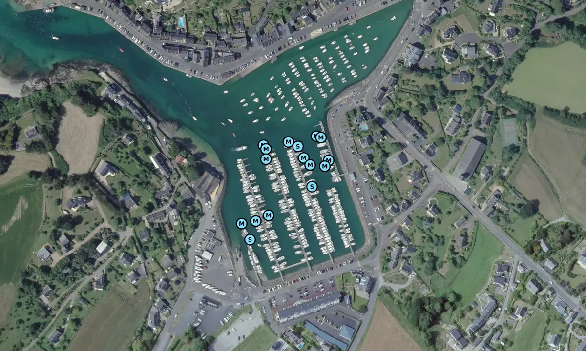 Satelite image of Port de Dahouët 1