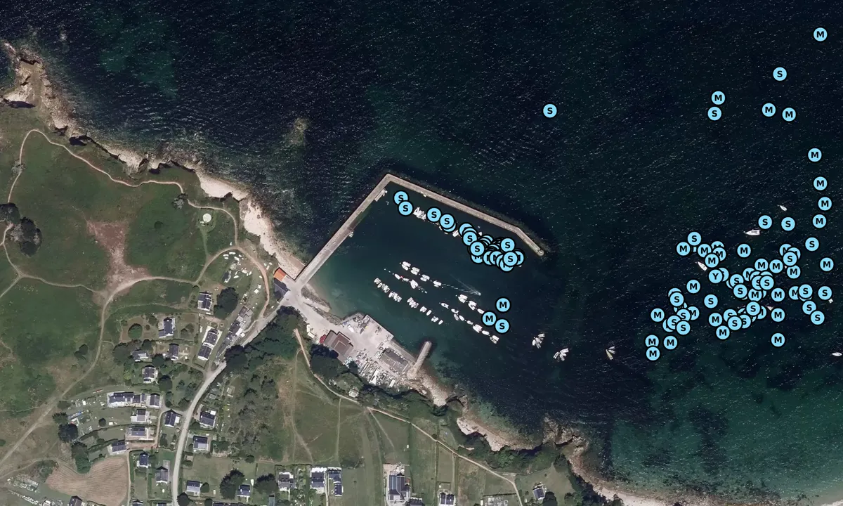 Satelite image of Port de Houat