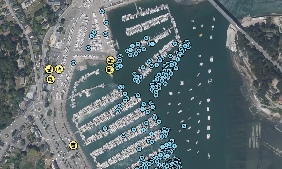 Satelite image of Port de la Trinité-sur-mer