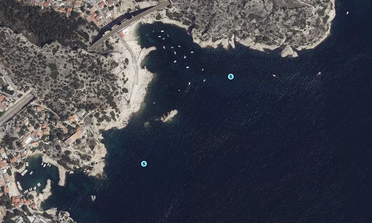 Satelite image of Port de la Vesse - Niolon