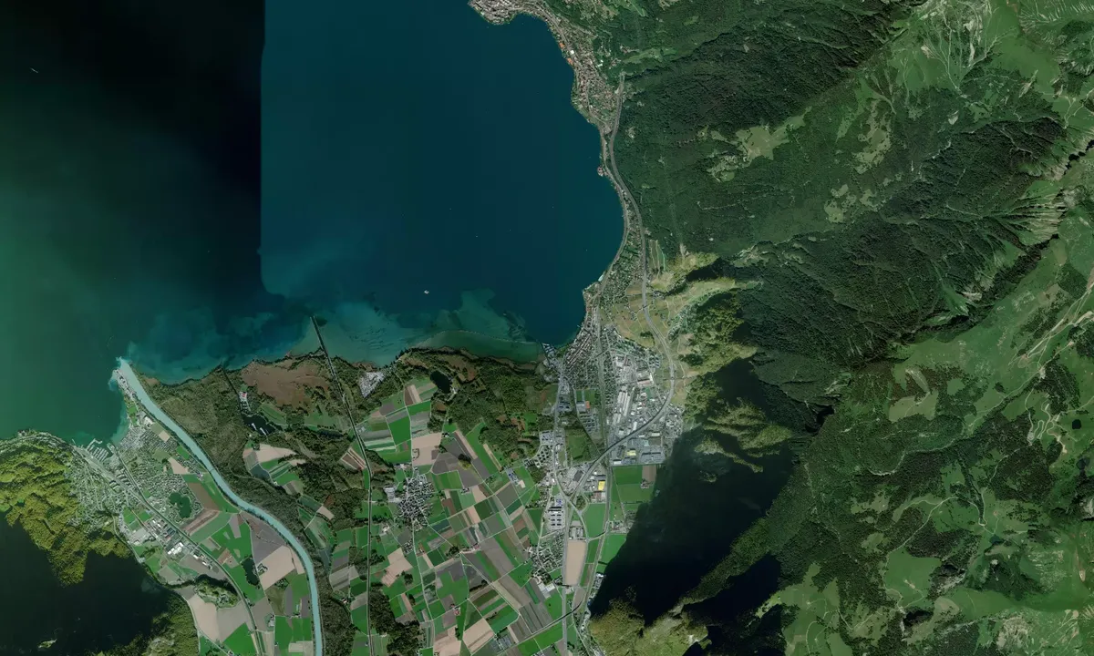Flyfoto av Port de l'Ouchettaz