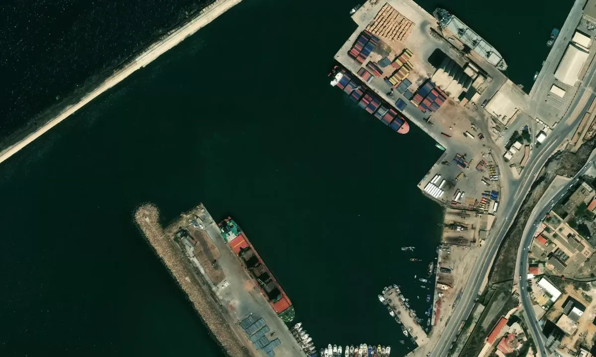 Satelite image of Port de Mostaganem