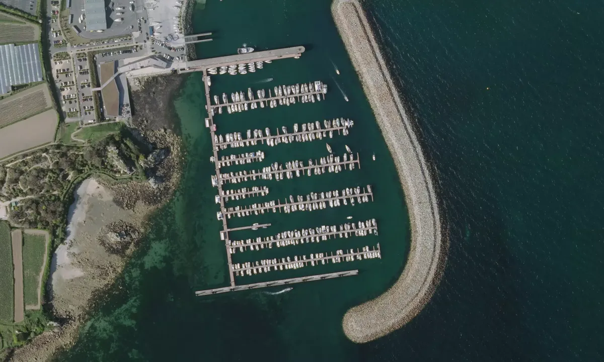 Flyfoto av Port de plaisance de Roscoff-Bloscon