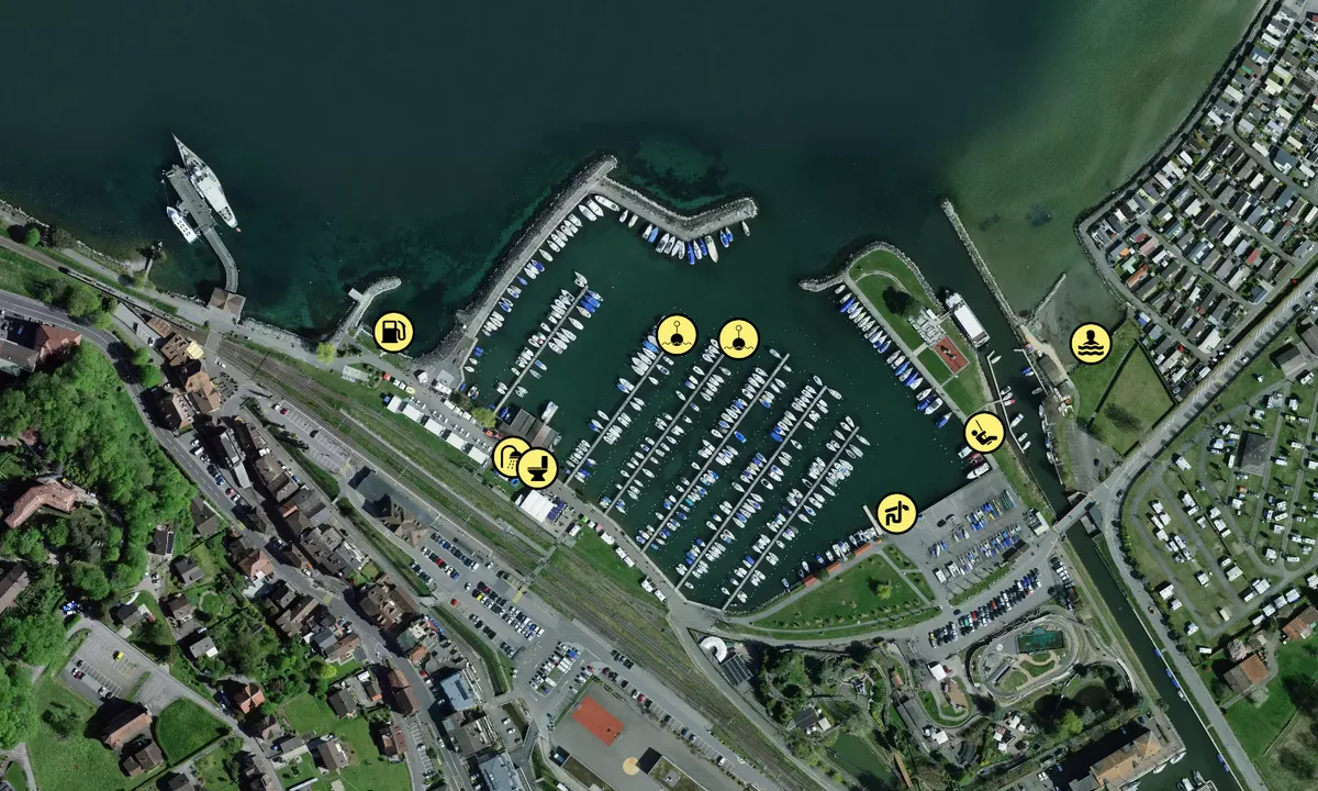 Satelite image of Port de Port-Valais