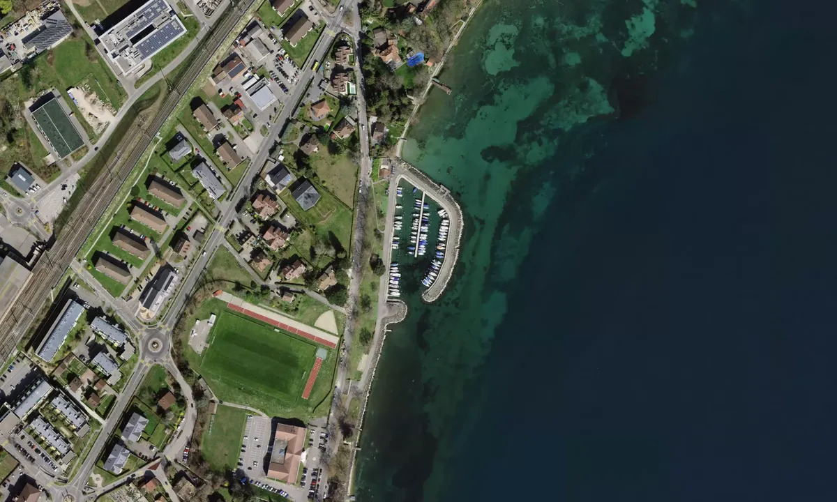 Flyfoto av Port de Saint-Prex