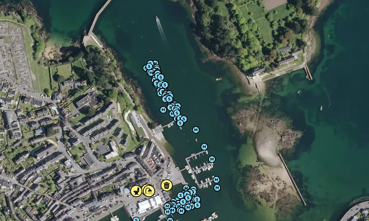 Satelite image of Port de Tréboul - Douarnenez