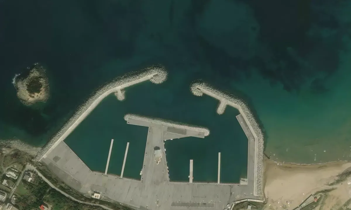 Satelite image of Port d'El Aouana